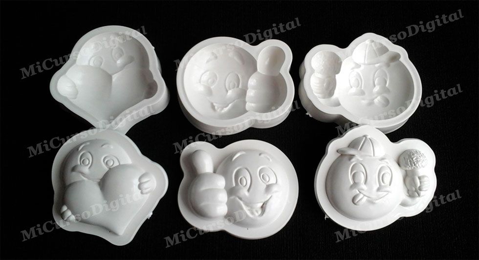 Set Termoforma para Foamy eva Emojis n2 o Emoticón 3D Cara Sonriente