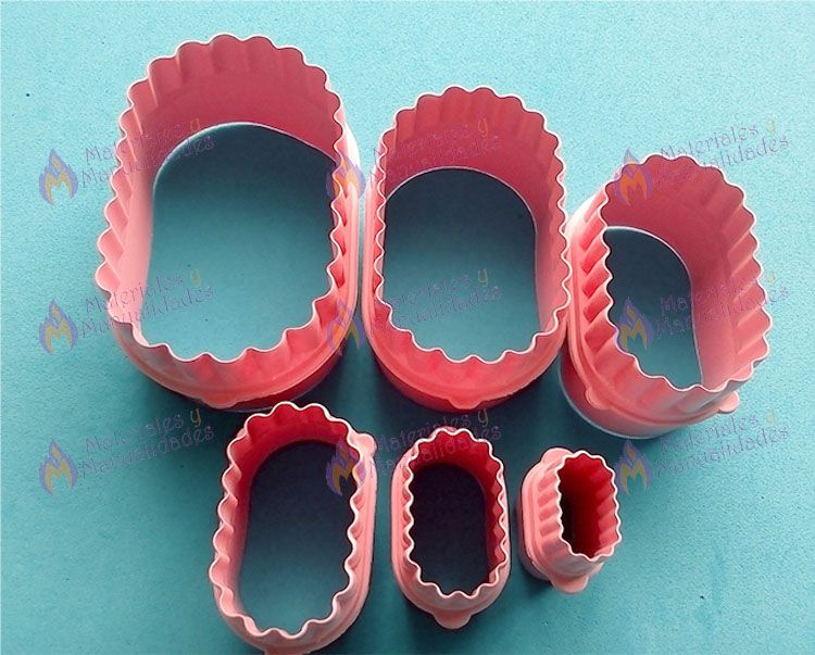Cortador Ovalado para cocina Rizado Para Pasta Fría