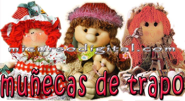 Curso de muñecos Manual Pdf cómo hacer en peluche y muñeca de trapo