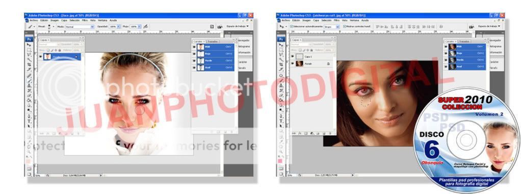 videotutoriales para fotomontajes con photoshop retoque digital 