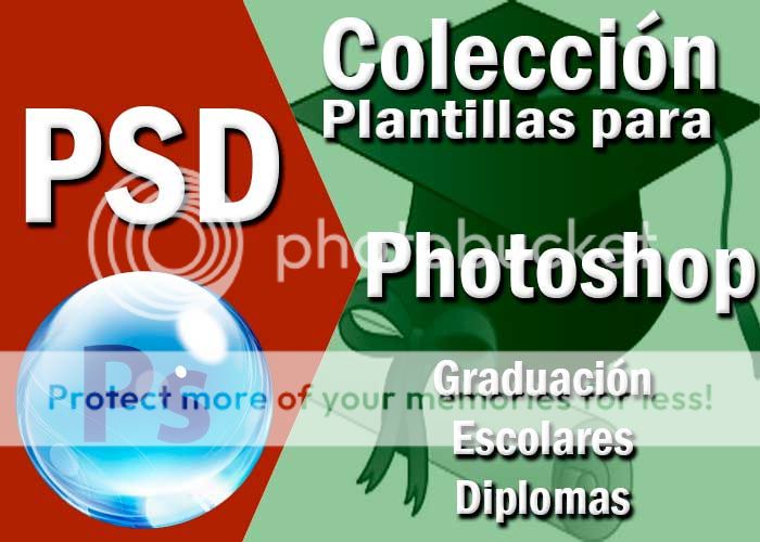 Plantillas psd grados editable photoshop graduación estudiantil