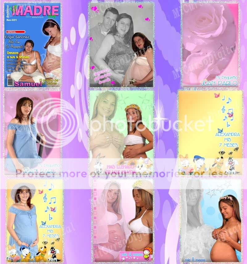 plantillas psd photoshop embarazo maternos materna embarazadas