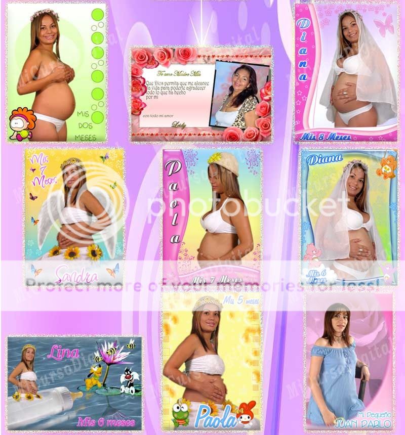 plantillas psd embarazo maternos montajes y marcos para foto de embarazadas