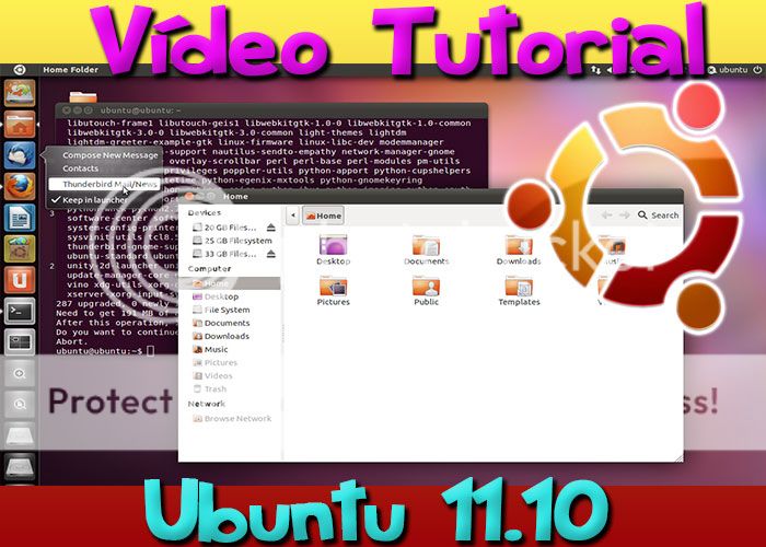 Vídeo Tutorial Linux Ubuntu 11.10 en Español