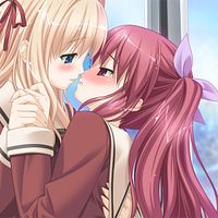 Lesbian Yuri Anime Girls Kissing Love Pictures Images Photos
