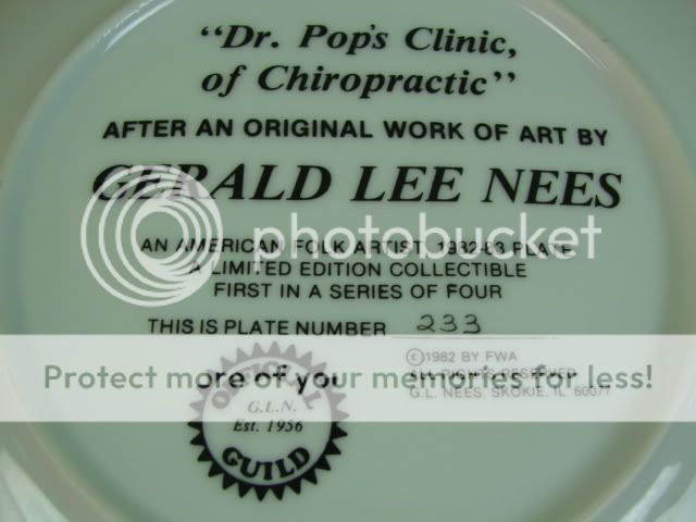 VINTAGE Gerald Lee Nees Chiropractor Chiropractic Collector Doctor 